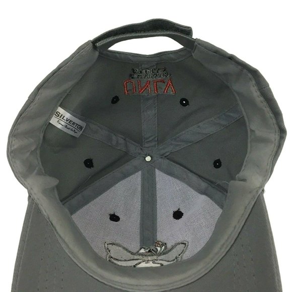 UNLV Runnin Rebels Snapback Hat Grey Adjustable Hook and Loop Baseball Cap - Picture 10 of 11